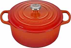 LE CREUSET オレンジ鍋 ホワイト内側 FRANCE製　24㌢ LE CREUSET オレンジ鍋 ホワイト内側 FRANCE製24㌢